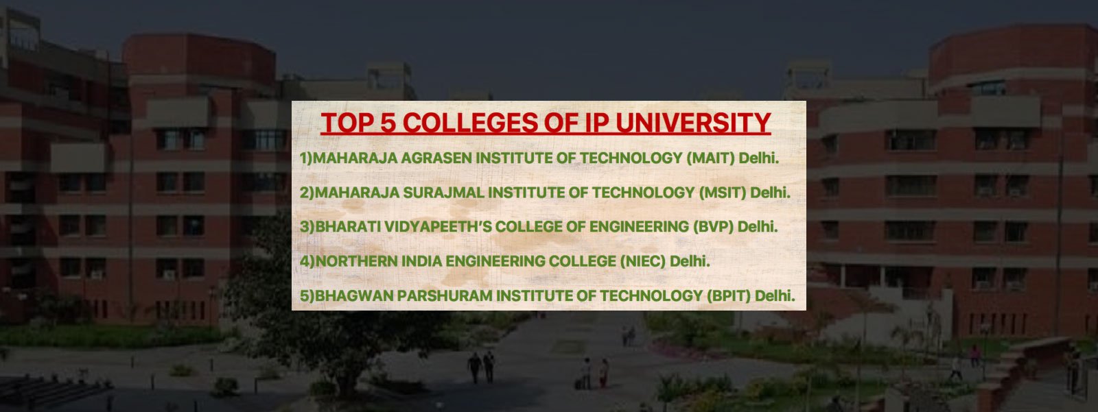Top-5-Colleges-of-IP-University-Delhi-ncr